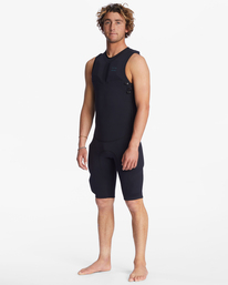8 2/2mm Impact - Muta estiva short john da Uomo Black ABYW600106 Billabong