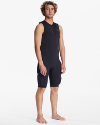 11 2/2mm Impact - Muta estiva short john da Uomo Black ABYW600106 Billabong