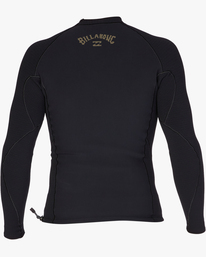 12 1mm Revolution Natural Wetsuit Jacket Black ABYW800119 Billabong