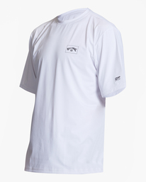 1 Arch Mesh Loose Fit UPF 50+ Short Sleeve Surf Tee White ABYWR00100 Billabong