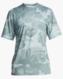 billabong, Arch Mesh Loose Fit UPF 50+ Short Sleeve Surf Tee, SURPLUS CAMO (gnb6) ARCH MESH S/S ABYWR00100