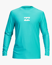 0 All Day Wave Loose Fit Long Sleeve Surf Tee Blue ABYWR00109 Billabong