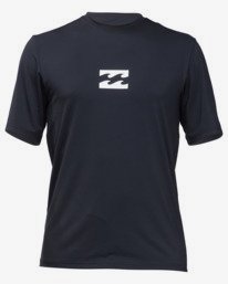 1 All Day Wave Loose Fit UPF 50+ Short Sleeve Surf Tee Black ABYWR00128 Billabong
