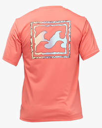 Crayon Wave Loose Fit UPF 50+ Short Sleeve Surf Tee Crayon Wave Loose Fit UPF 50+ Short Sleeve Surf Tee