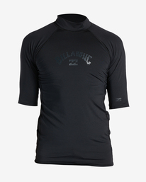 3 Arch Wave Loose Fit UPF 50+ Short Sleeve Surf Tee Black ABYWR00131 Billabong