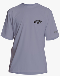 billabong, Arch Wave Loose Fit UPF 50+ Short Sleeve Surf Tee, GREY VIOLET (gvo) ARCH WAVE LF SS ABYWR00131