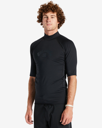 1 Arch Wave Loose Fit UPF 50+ Short Sleeve Surf Tee Black ABYWR00131 Billabong