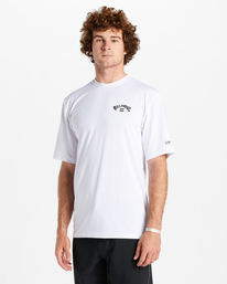 4 Arch Wave Loose Fit UPF 50+ Short Sleeve Surf Tee White ABYWR00131 Billabong