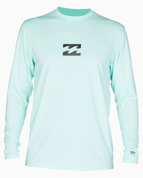 0 All Day Wave Loose Fit UPF 50+ Long Sleeve Surf Tee Blue ABYWR00134 Billabong