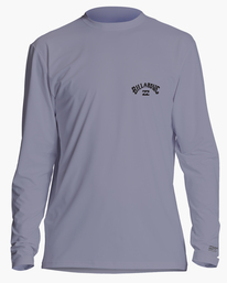 0 Arch Wave Loose Fit UPF 50+ Long Sleeve Surf Tee Grey ABYWR00136 Billabong