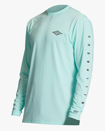 1 Unity UPF 50 Long Sleeve Surf Tee Blue ABYWR00169 Billabong
