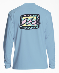 Crayon Wave UPF 50 Long Sleeve Surf Tee Crayon Wave UPF 50 Long Sleeve Surf Tee