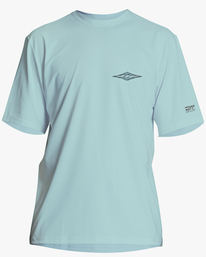 billabong, Crayon Wave T-shirt de surf à manches courtes pour Homme, MINT (mnt) CRAYON WAVE LF SS ABYWR00172