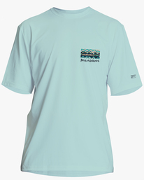 billabong, Segment UPF 50 Short Sleeve Surf Tee, MINT (mnt) SEGMENT LF SS ABYWR00173