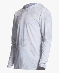 2 Arch Mesh Hooded UPF 50 Long Sleeve Rashguard White ABYWR00174 Billabong