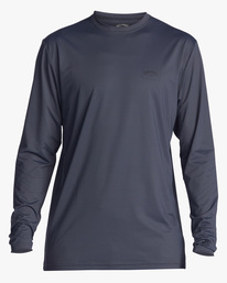 billabong, Arch Mesh UPF 50 Long Sleeve Surf Tee, GREY (gry) ARCH MESH LF LS ABYWR00175