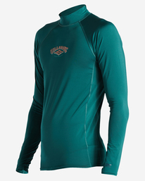 4 Arch Diamond Long Sleeve UPF 50 Rashguard Blue ABYWR03001 Billabong