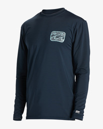 Crayon Wave Long Sleeve UPF 50 Surf T-Shirt | Billabong