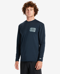 Crayon Wave Long Sleeve UPF 50 Surf T-Shirt | Billabong