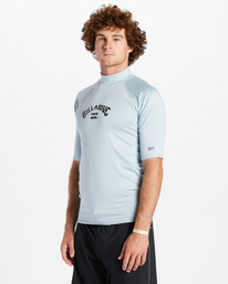1 Arch Wave Short Sleeve Rashguard Blue ABYWR03004 Billabong