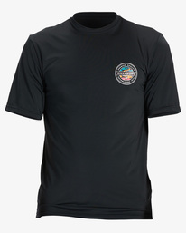 3 Rotor Lf Short Sleeve UPF 50 Surf T-Shirt Black ABYWR03005 Billabong