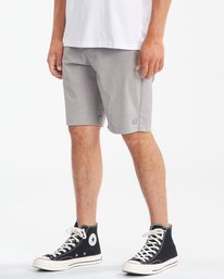 3 Crossfire Submersible Shorts 21" Grey ABYWS00109 Billabong