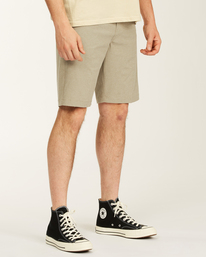 4 Crossfire Submersible Shorts 21" Beige ABYWS00109 Billabong