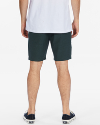 2 Crossfire Mid Submersible Shorts 19" Green ABYWS00110 Billabong