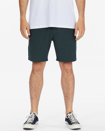0 Crossfire Mid Submersible Shorts 19" Green ABYWS00110 Billabong