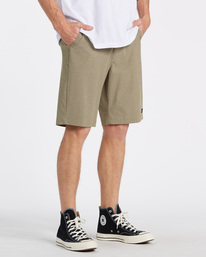 2 Crossfire Mid Submersible Shorts 19" Beige ABYWS00110 Billabong