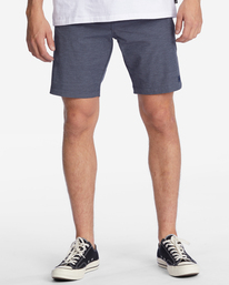 billabong, Crossfire Mid Submersible Shorts 19", NAVY (nvy) CROSSFIRE MID ABYWS00110