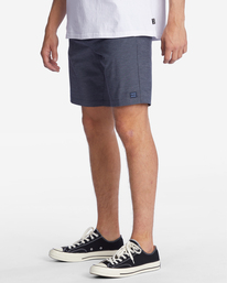 1 Crossfire Mid Submersible Shorts 19" Blue ABYWS00110 Billabong