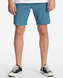 0 Crossfire Mid Submersible Shorts 19" Blue ABYWS00110 Billabong