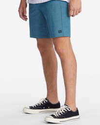 1 Crossfire Mid Submersible Shorts 19" Blue ABYWS00110 Billabong