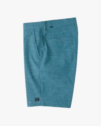 12 Crossfire Slub Submersible Shorts 21" Blue ABYWS00111 Billabong