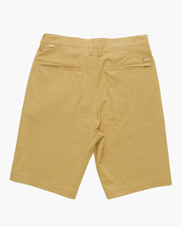 6 Crossfire Slub Submersible Shorts 21" Brown ABYWS00111 Billabong