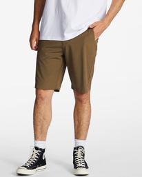 billabong, Crossfire Slub Submersible Shorts 21", EARTH (ert) CROSSFIRE SLUB ABYWS00111