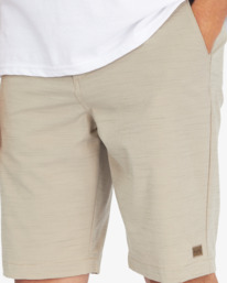 3 Crossfire Slub Submersible Shorts 21" Green ABYWS00111 Billabong