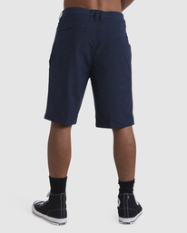 9 Crossfire Slub Submersible Shorts 21" Blue ABYWS00111 Billabong