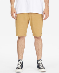0 Crossfire Slub Submersible Shorts 21" Brown ABYWS00111 Billabong