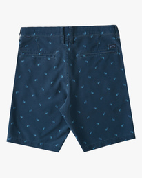 1 Crossfire Mid Print Submersible Shorts 19" Blue ABYWS00113 Billabong