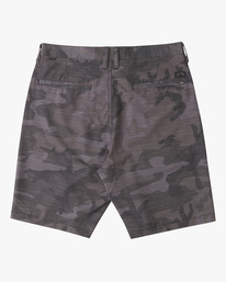 1 Crossfire Slub Camo Submersible Shorts 21" Black ABYWS00114 Billabong