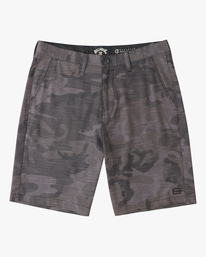 0 Crossfire Slub Camo Submersible Shorts 21" Black ABYWS00114 Billabong