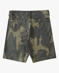 1 Crossfire Slub Camo Submersible Shorts 21" Grey ABYWS00114 Billabong