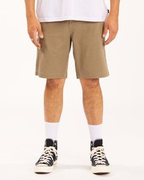 billabong, Carter Stretch Shorts 21", DARK KHAKI (dkh) CARTER STRETCH ABYWS00121