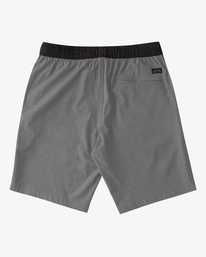 1 Crossfire Elastic Waist Submersible Shorts 18" Grey ABYWS00140 Billabong