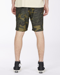 5 Crossfire Elastic Waist Submersible Shorts 18" Green ABYWS00140 Billabong