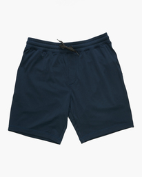 0 A/Div Surftrek Sweatshorts 18" Blue ABYWS00142 Billabong