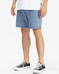 3 A/Div Surftrek Sweatshorts 18" Blue ABYWS00142 Billabong