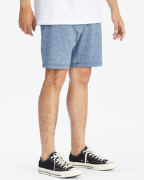 4 A/Div Surftrek Sweatshorts 18" Blue ABYWS00142 Billabong